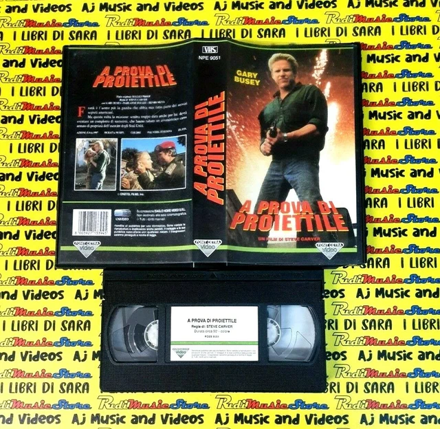 VHS FILM A PROVA DI PROIETTILE 1987 Gary Busey FONIT CETRA NPE9051(F227