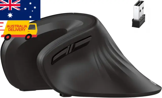 Iclever Ergonomic Mouse - Wireless Vertical Mouse 6 Buttons with Adjustable DPI