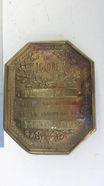 Plaque laiton professionnelle gravée