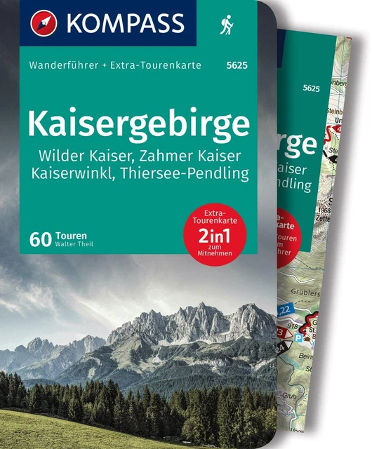 KOMPASS Wanderführer Kaisergebirge Walter Theil