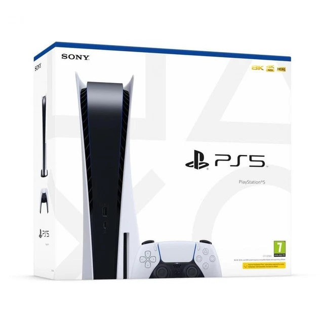 Sony Console Ps5 Standard Edition - Playstation 5 Disco - 825Gb - Eu - White