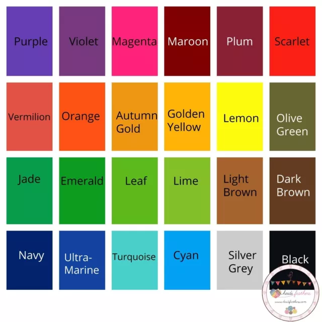 All-in-One-Säurefarbstoffe - groß (50g) - 24 Farben für Wolle, Seide, Federn, Nylon