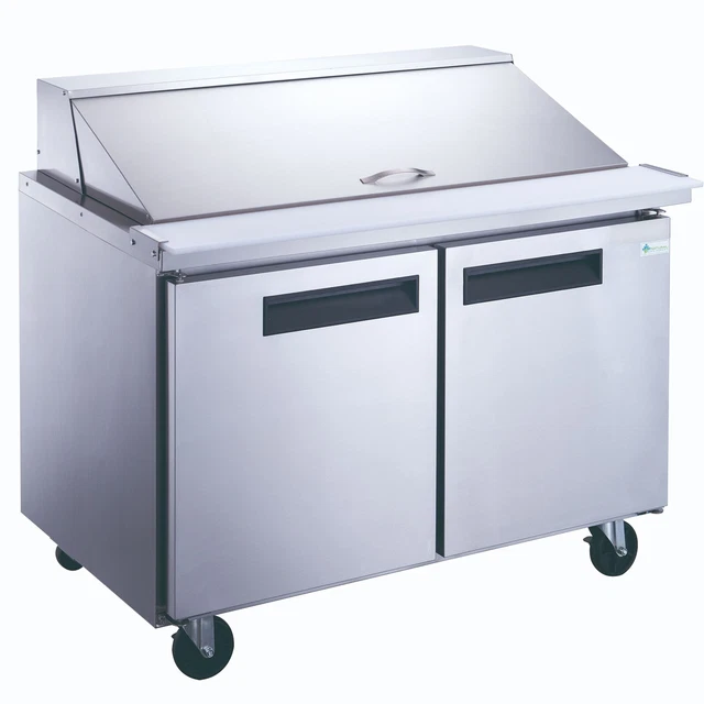 Compass DSP48-18M-S2 48" Commercial Sandwich / Salad Prep Table