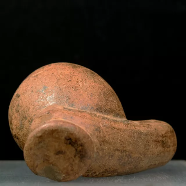 ca. 19th Century Southeast Asian Fired Clay Pipe Bowl, Excellent Condition 8