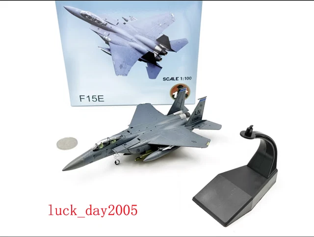 AMER Royal Air Force RAF F-15E Strike Eagle Fighter 1/100 Diecast Jet Model