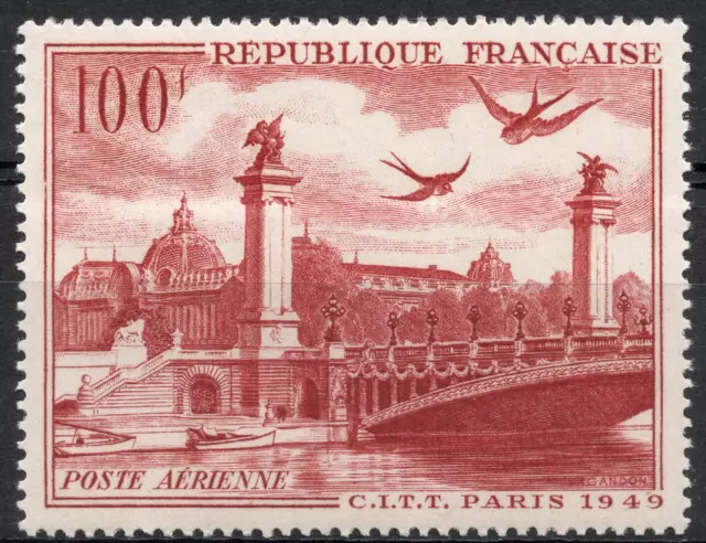 TIMBRE FRANCE POSTE Aérienne année 1949 n°28 NEUF**