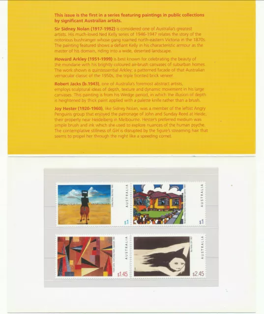 Mint 2003 Australian Paintings Stamp Pack