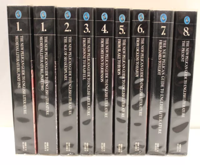 New Pelican Guide to ENGLISH LITERATURE by Boris Ford 9 Volumes Complete Set