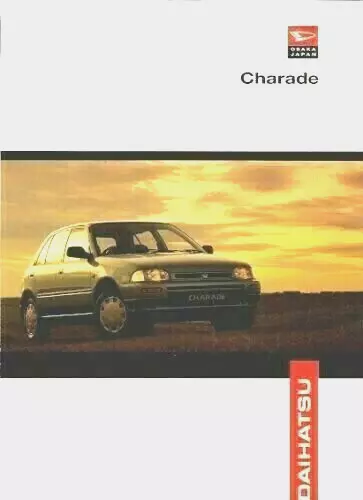 Daihatsu Charade 1993-94 UK Market Launch Foldout Brochure GSXi GLXi GXi GSe