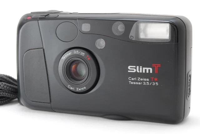 N MINT] KYOCERA Slim T Yashica T4 Point & Shoot 35mm Film Camera