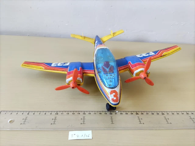 Avion Joustra Filoguidé 789 Grand Prix - Jouet Vintage - Occasion