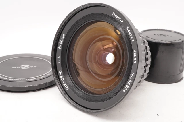 [ EXC+ 5] Nikon Nikkor-d 40mm F/4 Angle Large Mf Objectif Pour Zenza Bronica S2