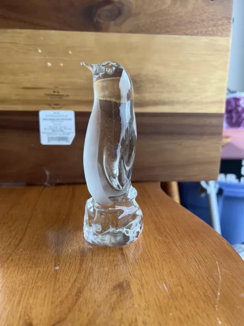 glass penguin figurine