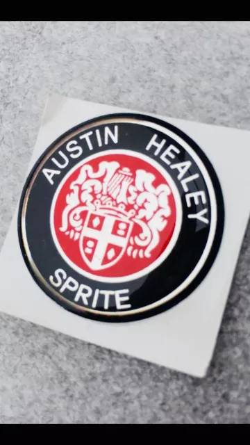 Austin Healey Sprite SELF ADHESIVE STEERING WHEEL/GEARKNOB BADGE 27 Mm