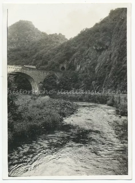 Ahrtal b. Altenahr 1930 - Brücke Zug Gleise - LK Ahrweiler - Altes Foto 1930er