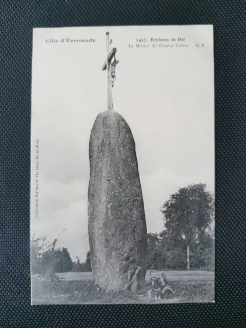CPA 35 surroundings of DOL - Le Menhir du Champ Dolent