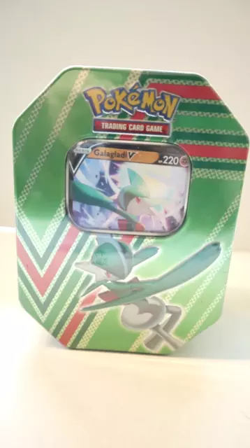 Pokemon Tin Box - Galagladi V - 2022 - 4 Booster  - deutsch - neu  OVP