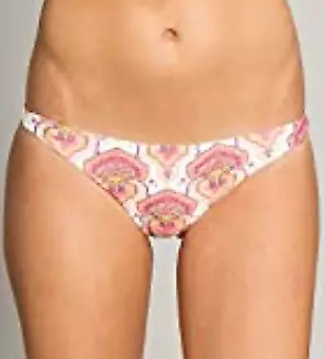 O'Neill CREAM Twisted Printed Hipster Bikini Swim Bottom, US Small 2