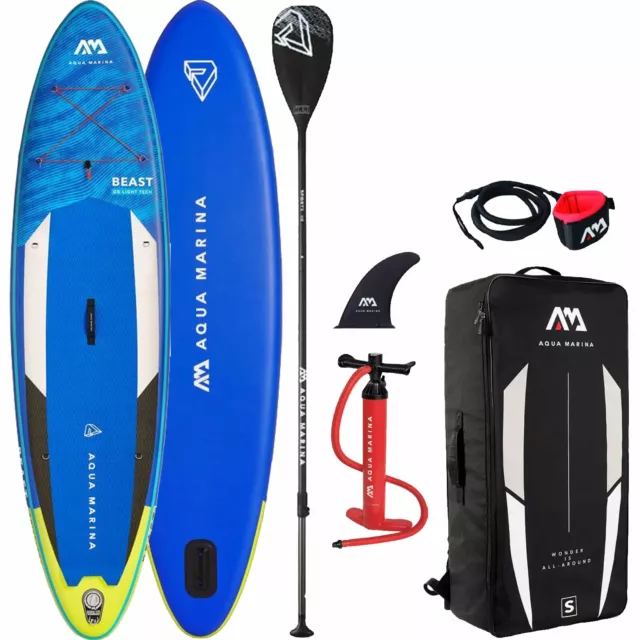 Aqua Marina Hinchable Beast Sup Stand Up Paddle Tabla Paddleboard de Surf Set