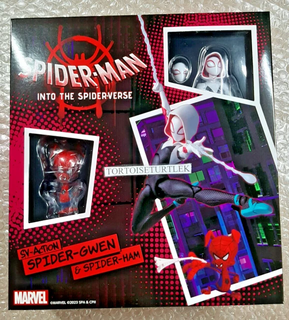 SPIDER-MAN INTO THE Spider-Verse SV Action Spider-Gwen Spider-Ham ...