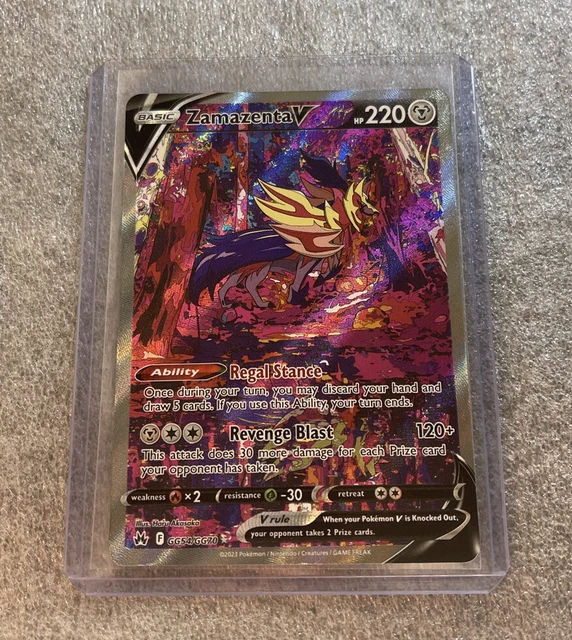 Pokemon TCG GG54/GG70 Zamazenta V Zenit der Könige Crown Zenith EN