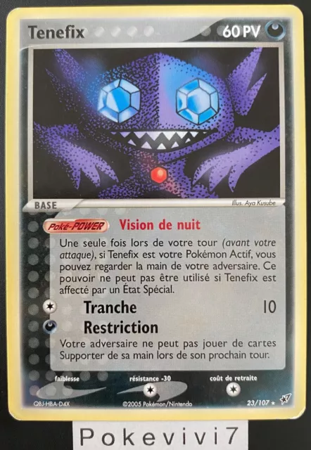 Carte Pokemon TENEFIX 23/107 Rare Bloc EX DEOXYS FR OCCASION