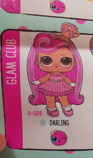 LOL SURPRISE HAIRVIBES Glam Club Darling H 006 Glee Club H 005
