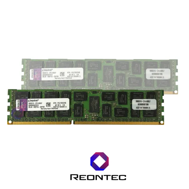 8GB Serveur RAM Kingston PC3 - 10600R DDR3 Kth-pl313k3/24g 2Rx4