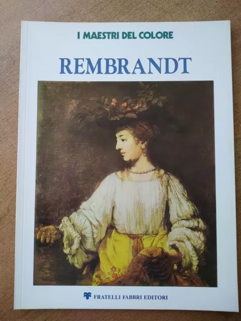 Libro i Grandi Maestri del Colore N.22 Rembrandt Fabbri Editori ARM3