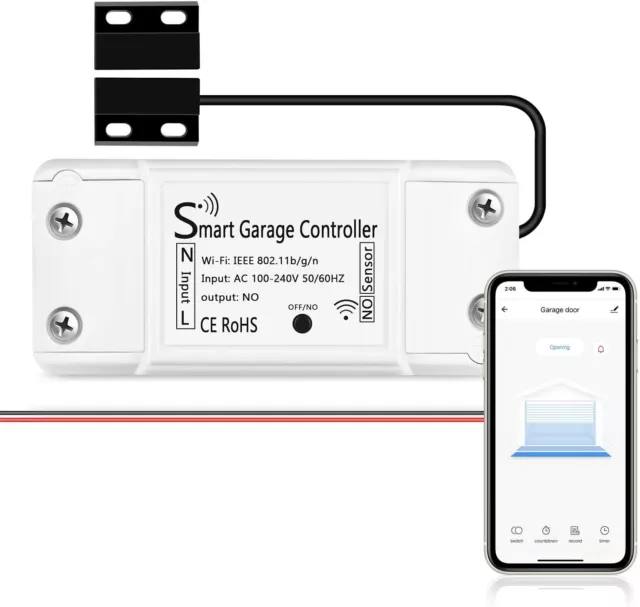 Ricevente Apri Cancello Garage Serranda Basculante Wifi Da Compatibile Google