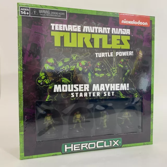 TEENAGE MUTANT NINJA TURTLES Mouser Mayhem Starter Set Heroclix NEW - AUS SELLER