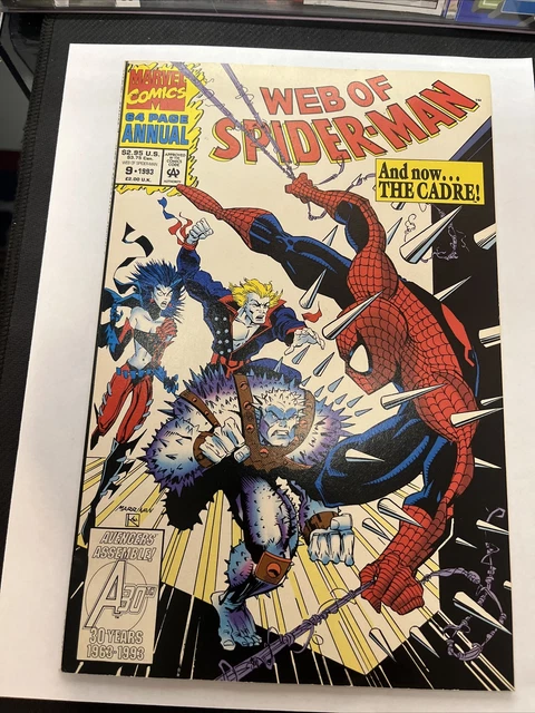 Web Of Spider-Man Annual #9 Polybagged With Card 1St Print Marvel Comics (1993)