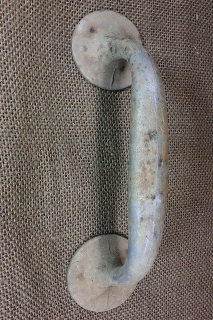 Old Door Handle 7 5/8” Screen Pull Rustic Vintage Cast Iron Gate Barn Find 2