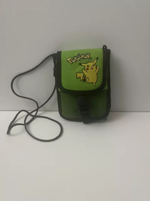 Pokemon Pikachu Nintendo Gameboy Color Lime Carrying Case