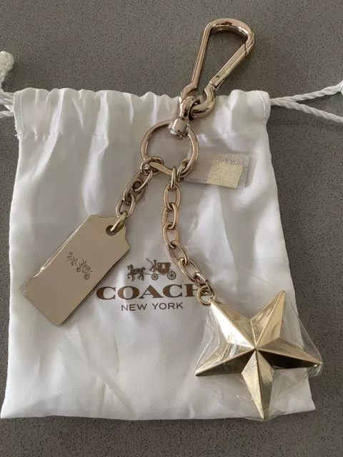 Coach sales star keychain