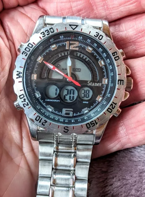 Stauer compendium hybrid watch hot sale