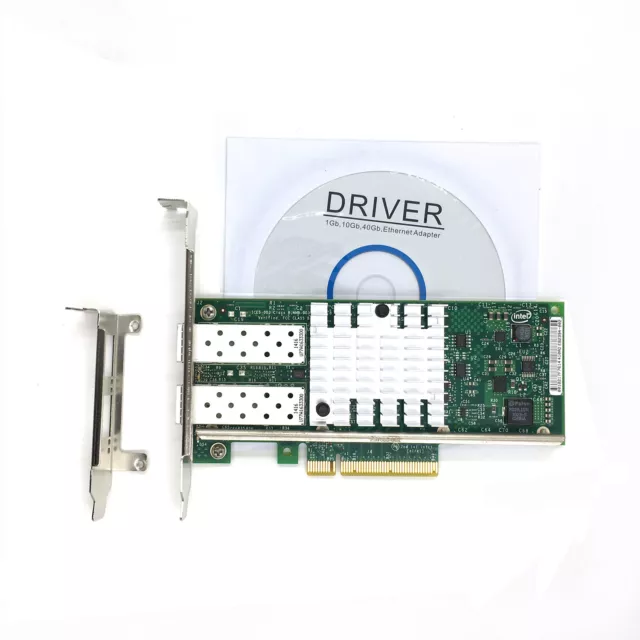 Intel X520-DA2 10 Gigabit 10GBe SFP Dual Port Ethernet Server Network Adapter