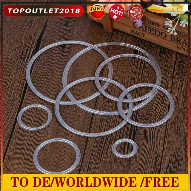 Big Round Template Embossing Embossing Dies Die-Cuts for Album Paper DIY Crafts