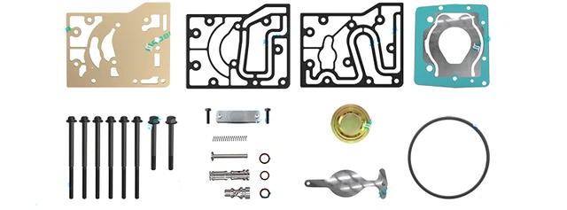 Air Brake Compressor Plate Kit For Caterpillar / C11 / C13 / C15 / C18 / DDC S60 - Foto 3