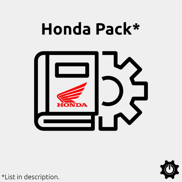 Pacchetto manuali officina Honda - Lista e lingue disponibili in descrizione