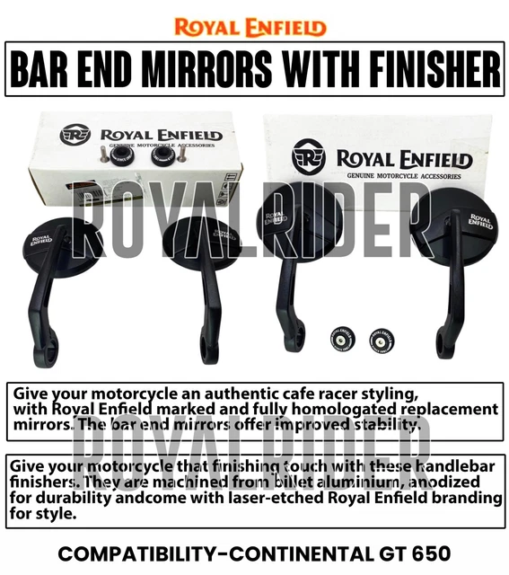 royal enfield classic 500 bar end mirrors