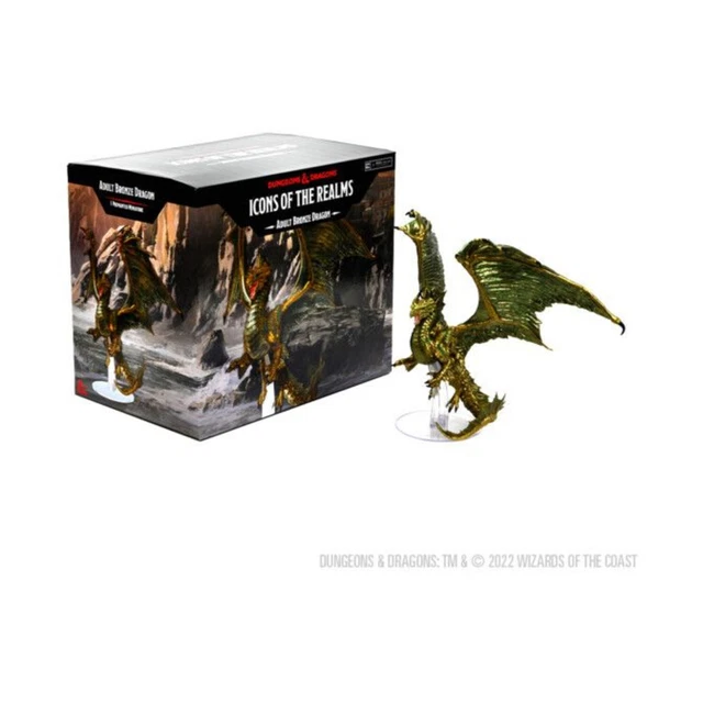 WizKids D & D Mini Erwachsene Bronze Drache Premium Figur Neu