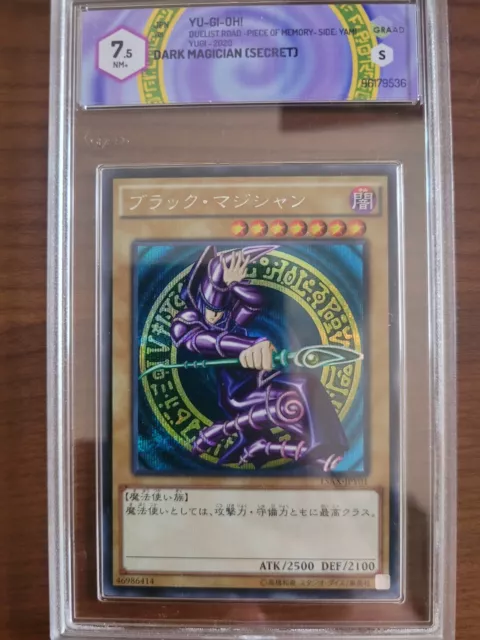 Yugioh!- Mago Nero - Dark Magician- Rara Segreta -Graad 7.5- No Psa -15Ax Jpy01