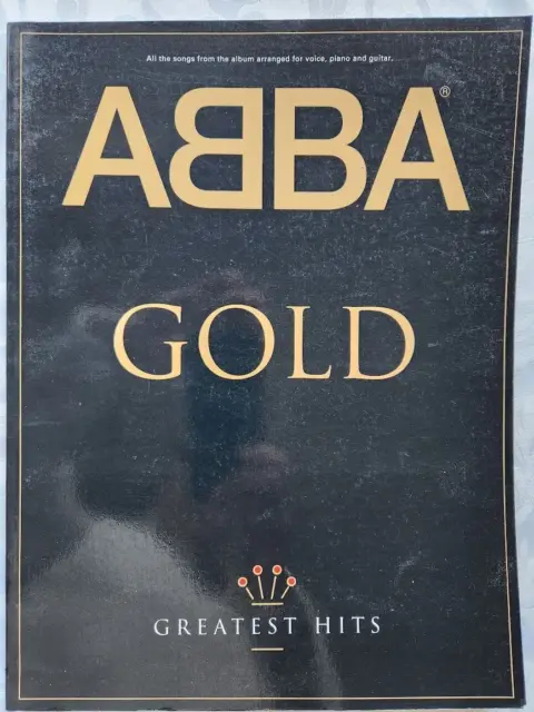 ABBA mit GOLD für KLAVIER, GITARRE (AKKORDE), VOKAL - WISE - SEHR GUTER ZUSTAND