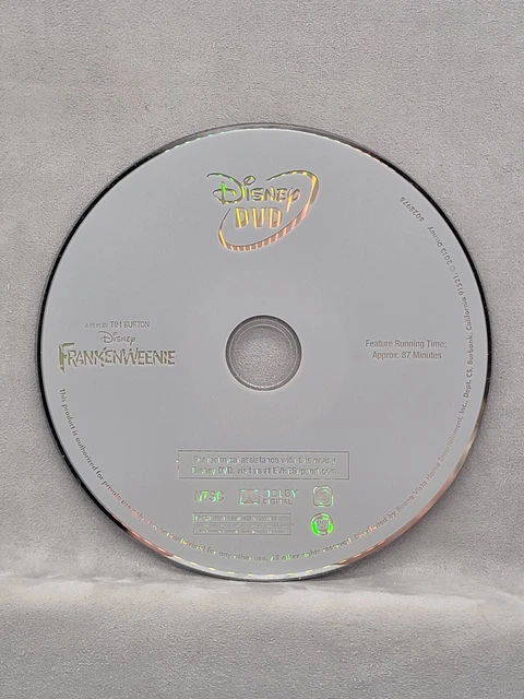 Frankenweenie (DVD) **DISC ONLY**SHIPS FREE