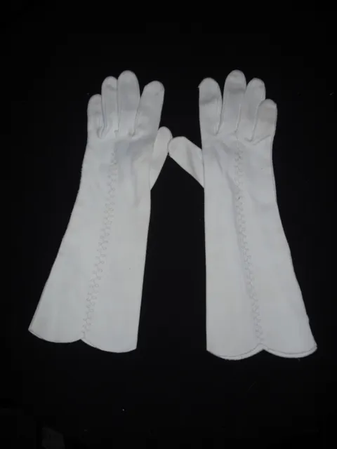 Audrey Hepburn Owned & Worn Over the wrist white gloves stylist Sydney Guilaroff