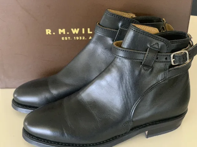 NEW RM Williams Womens Eden Buckle Boots Black Yearling Shoes Dress Work US7