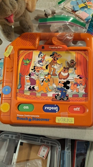 VINTAGE DISNEY / Texas Instruments Touch & Discover Mickey