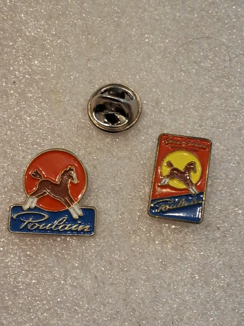 Pin's Poulain Logo Chocolat - Ancien Bon État - Collection Marque Entreprise