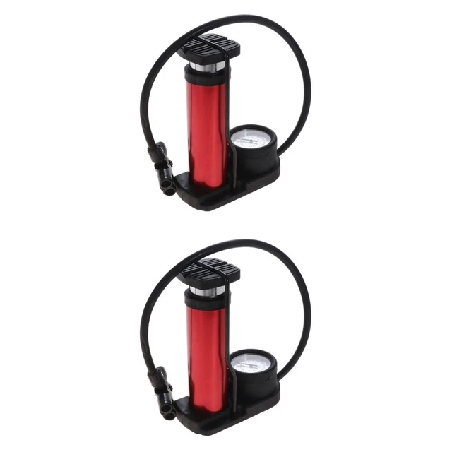 2 stücke Mini Tragbare Reifen Bodenpumpe Hochdruck Fuß Pumpe Bike Mtb Reifen